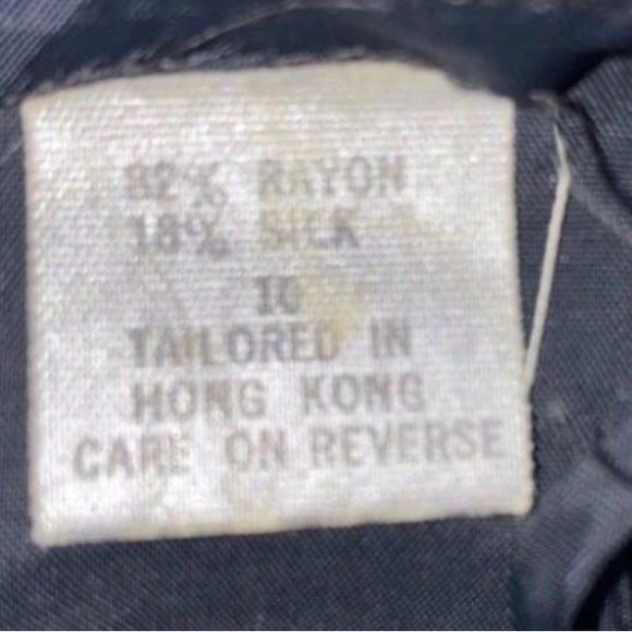 Tahari long black velvet skirt with 18% silk 161B5 - Picture 4 of 4